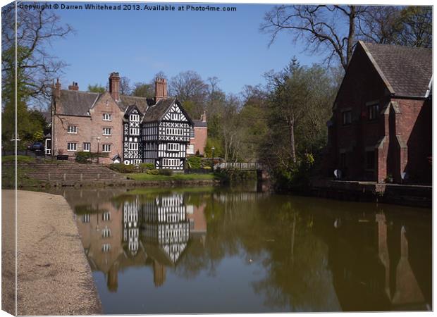 Reflections of Tudor Canvas Print by Darren Whitehead
