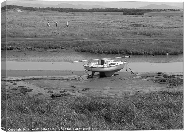 Waiting for High Tide Canvas Print by Darren Whitehead