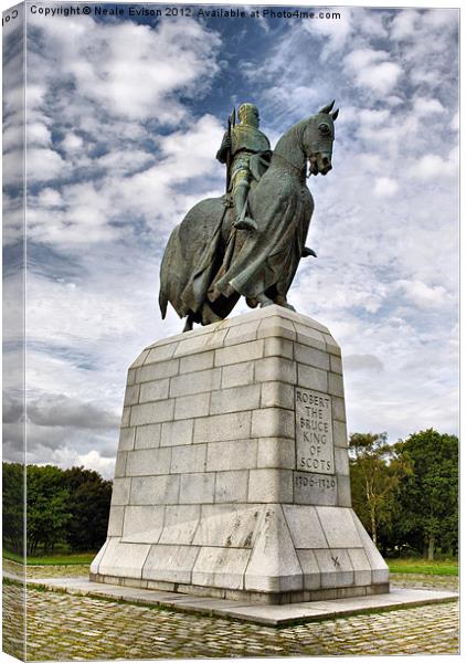 Robert The Bruce Canvas Print by Neale Evison