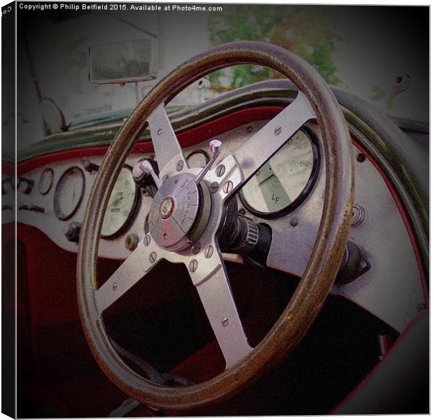  Old Time Car Canvas Print by Philip Belfield