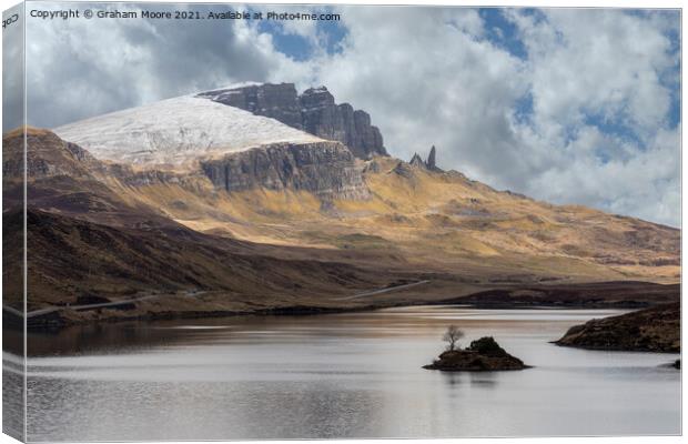 The Old Man of Storr Canvas Print by Graham Moore