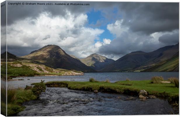 Wastwater Countess Beck Canvas Print by Graham Moore