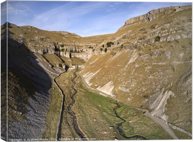 Approach to Goredale Scar Canvas Print by Graham Moore