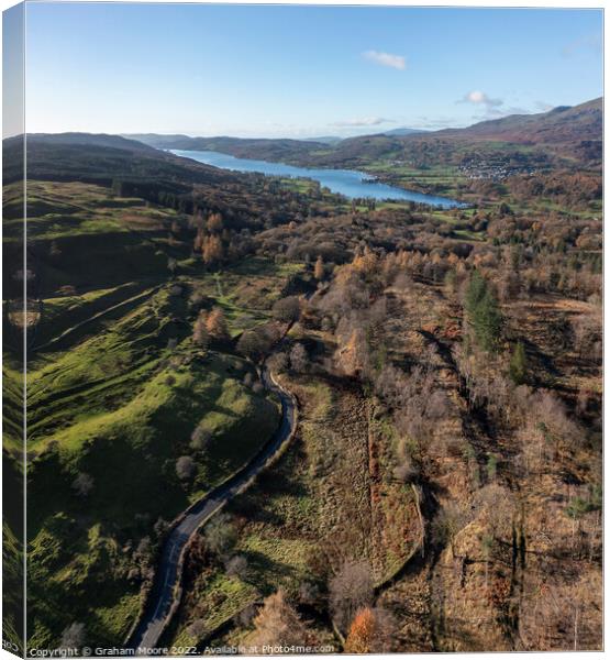 Coniston Water Canvas Print by Graham Moore