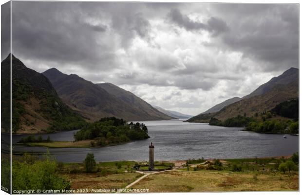 Glenfinnan Monument Canvas Print by Graham Moore