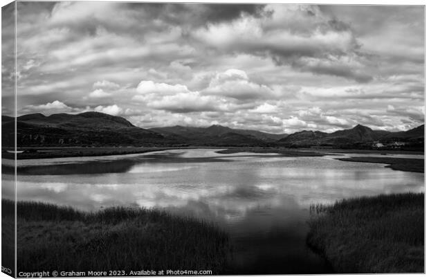 Porthmadog Canvas Print by Graham Moore