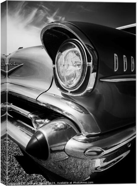 Classic Chevrolet Bel Air Canvas Print by Graham Moore