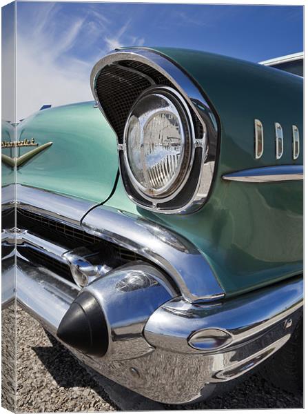 57 Chevy Bel Air Canvas Print by Graham Moore