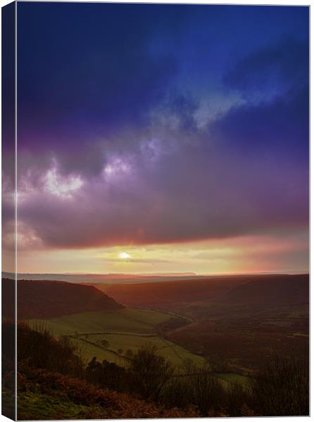 Hole of Horcum Canvas Print by Graham Moore