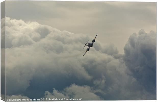 Gloster Meteor Canvas Print by Graham Moore
