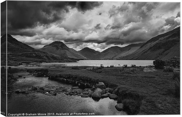 Wast Water Canvas Print by Graham Moore