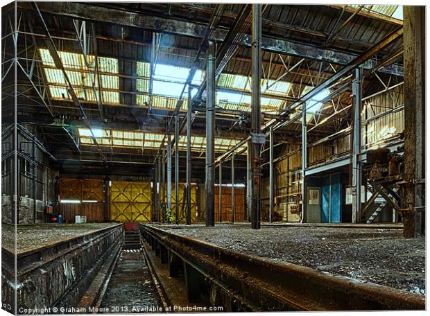 Abandoned workshop Canvas Print by Graham Moore