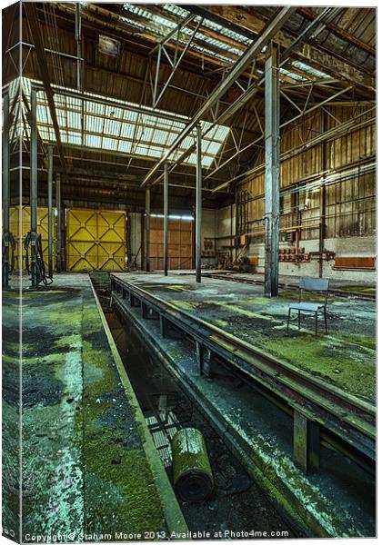 Inspection pit Canvas Print by Graham Moore