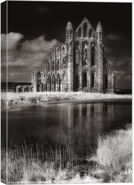 Whitby Abbey Canvas Print by Graham Moore