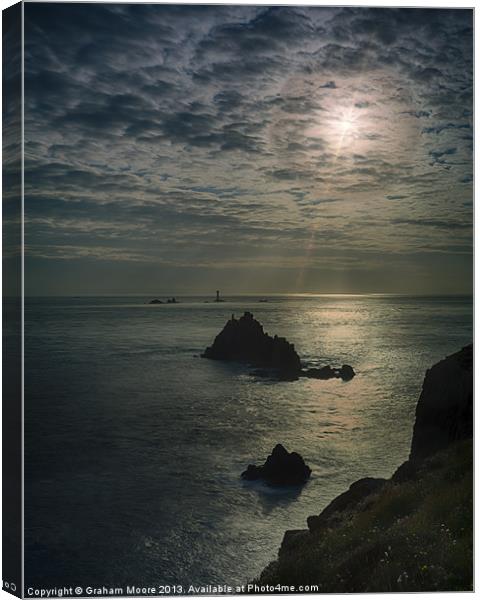 Lands End Canvas Print by Graham Moore