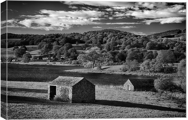 Esthwaite Water Canvas Print by Graham Moore