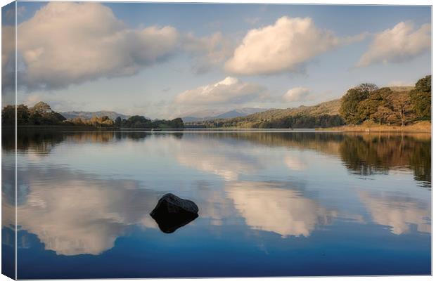 Esthwaite Water Canvas Print by Graham Moore