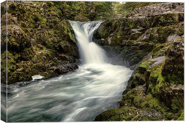 Skelwith Force Canvas Print by Graham Moore
