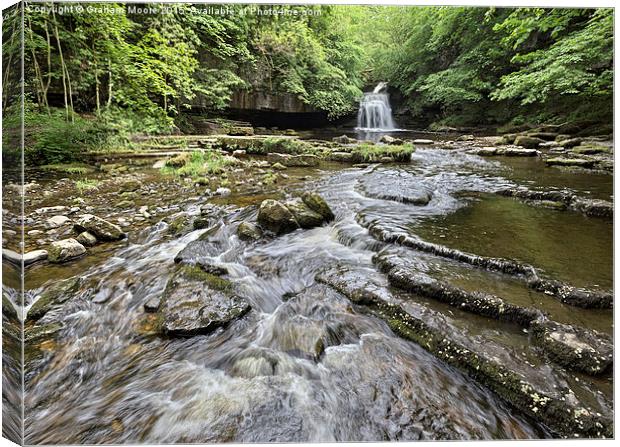 West Burton Falls Canvas Print by Graham Moore