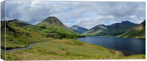 Wastwater panorama Canvas Print by Graham Moore