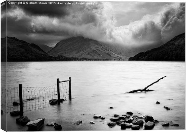 Buttermere storm Canvas Print by Graham Moore
