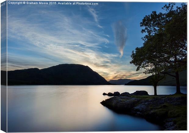 Crummock Water Canvas Print by Graham Moore