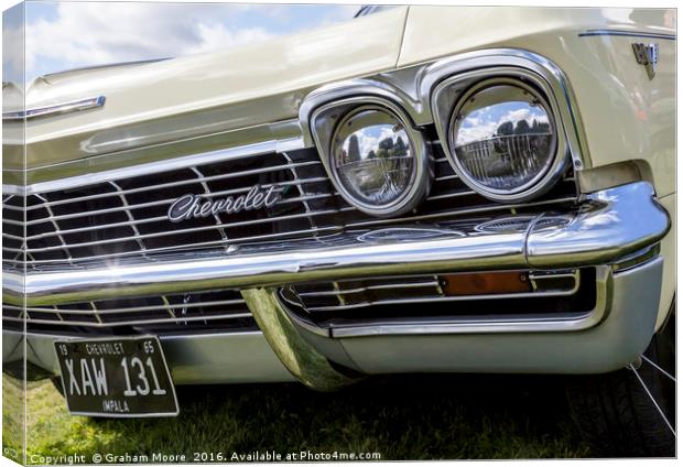 Chevrolet Impala Canvas Print by Graham Moore