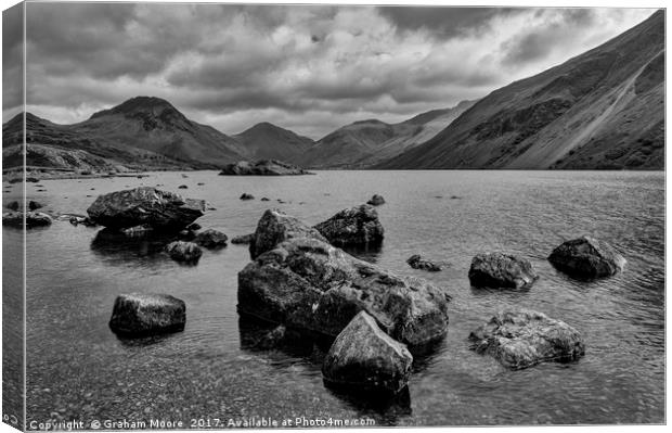 Wastwater stones Canvas Print by Graham Moore