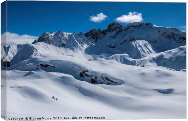 Below Portetta Canvas Print by Graham Moore