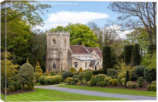Country church Canvas Print by Graham Moore