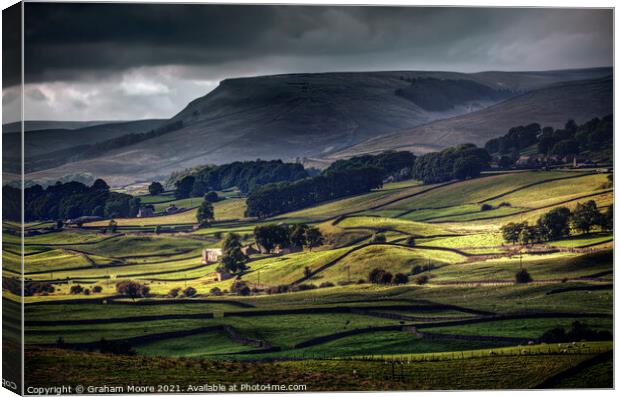 Near Hawes Canvas Print by Graham Moore