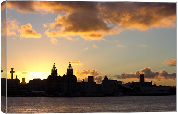Liverpool sunrise Canvas Print by Paul Farrell Photography