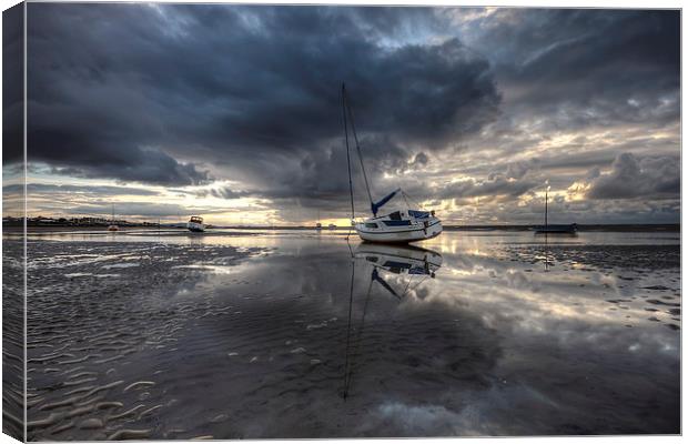 A very moody Meols Canvas Print by Paul Farrell Photography
