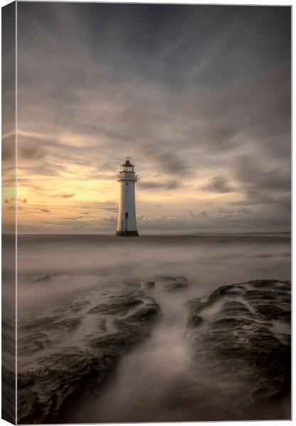 A portrait of Perch Rock lighthouse Canvas Print by Paul Farrell Photography