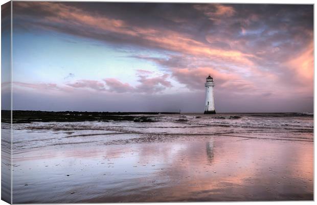 February sunrise at Perch Rock Canvas Print by Paul Farrell Photography