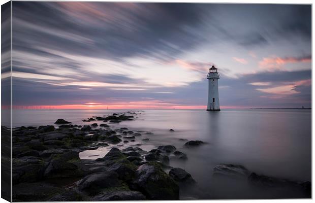 Perch rock lighthouse Canvas Print by Paul Farrell Photography