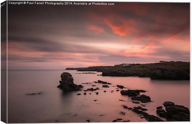  An Anglesey sunset Canvas Print by Paul Farrell Photography