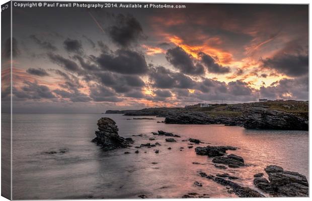  Anglesey sunset HDR Canvas Print by Paul Farrell Photography
