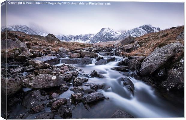  Tryfan, Snowdonia Canvas Print by Paul Farrell Photography