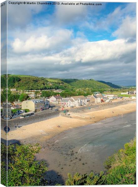 Portrait of Pendine Canvas Print by Martin Chambers