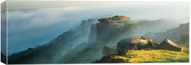 A Break in the Mist Canvas Print by Chris Charlesworth