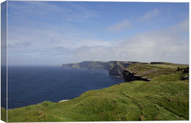  The Cliffs Of Moher Canvas Print by Duncan Mathews