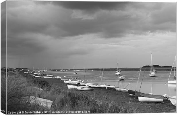 Oncoming Storm, Wells-next-the-Sea Canvas Print by David Wilkins