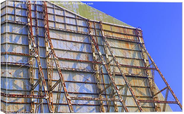 Cardington Hangar, Bedfordshire Canvas Print by David Wilkins