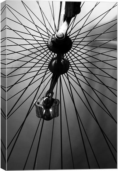 A Bicycle Canvas Print by HASSAN  NEZAMIAN