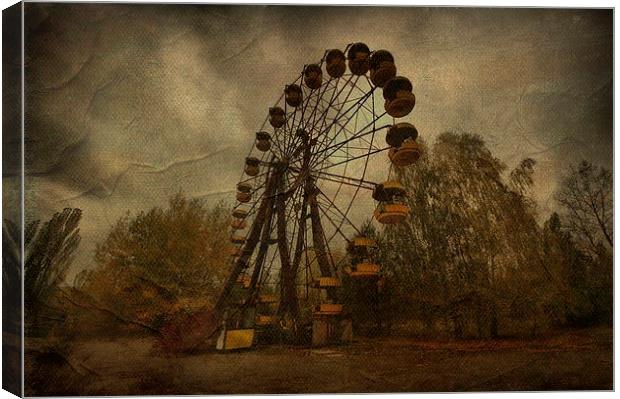 Pripyat Amusement Park Canvas Print by Jason Green