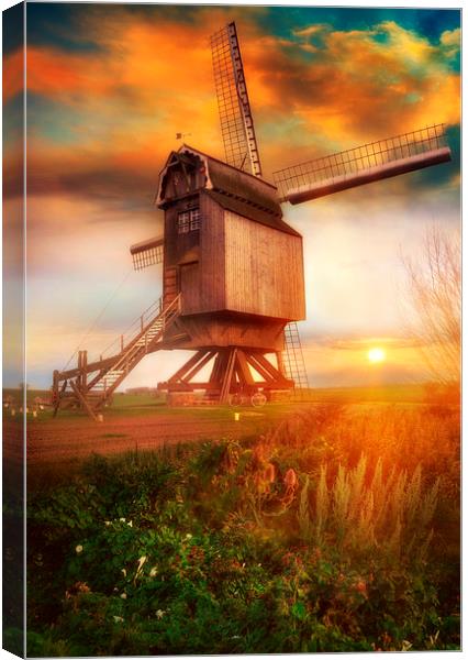 Windmill Canvas Print by Jason Green