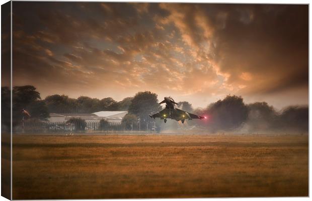 Conningsby euro fighter Scramble Canvas Print by Jason Green