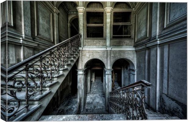  Death on the Stairs Canvas Print by Jason Green