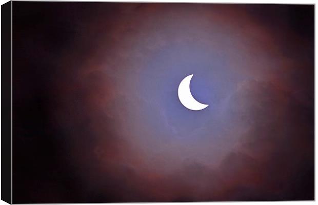 Solar Eclipse - 20/03/15 Canvas Print by Jason Green